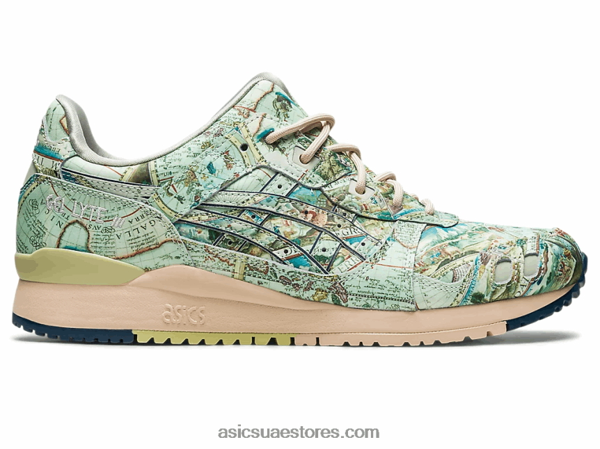 Asics الجليد الأخضر / منتصف الليل الأزرق atmos x gel-lyte iii og 2N24DJ570