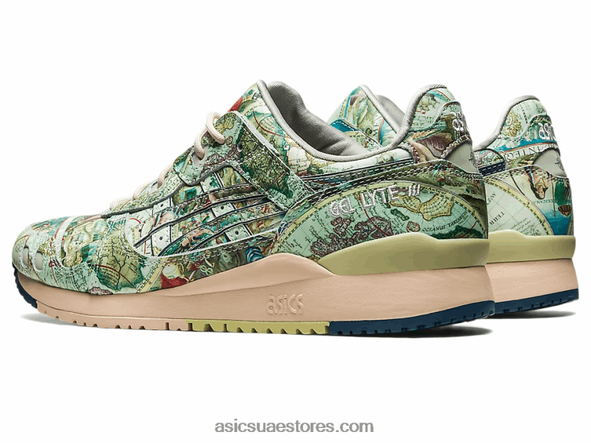 Asics الجليد الأخضر / منتصف الليل الأزرق atmos x gel-lyte iii og 2N24DJ570