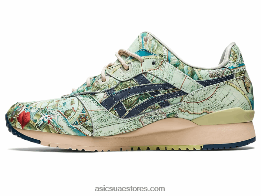 Asics الجليد الأخضر / منتصف الليل الأزرق atmos x gel-lyte iii og 2N24DJ570