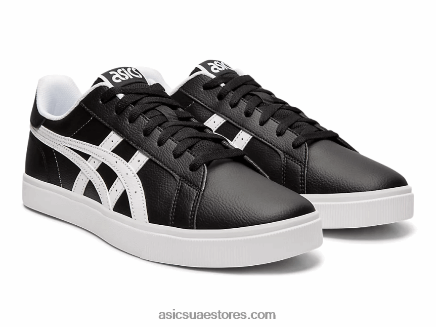 Asics أسود / أبيض الكلاسيكية ct 2N24DJ2116
