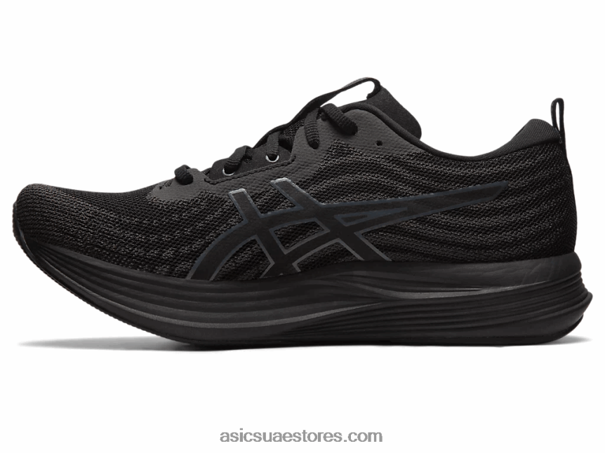 Asics أسود / رمادي الناقل سرعة evoride واسعة 2N24DJ503