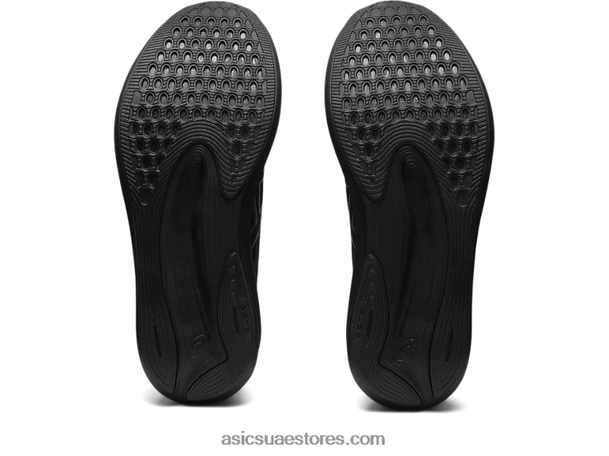 Asics أسود / رمادي الناقل سرعة evoride واسعة 2N24DJ503