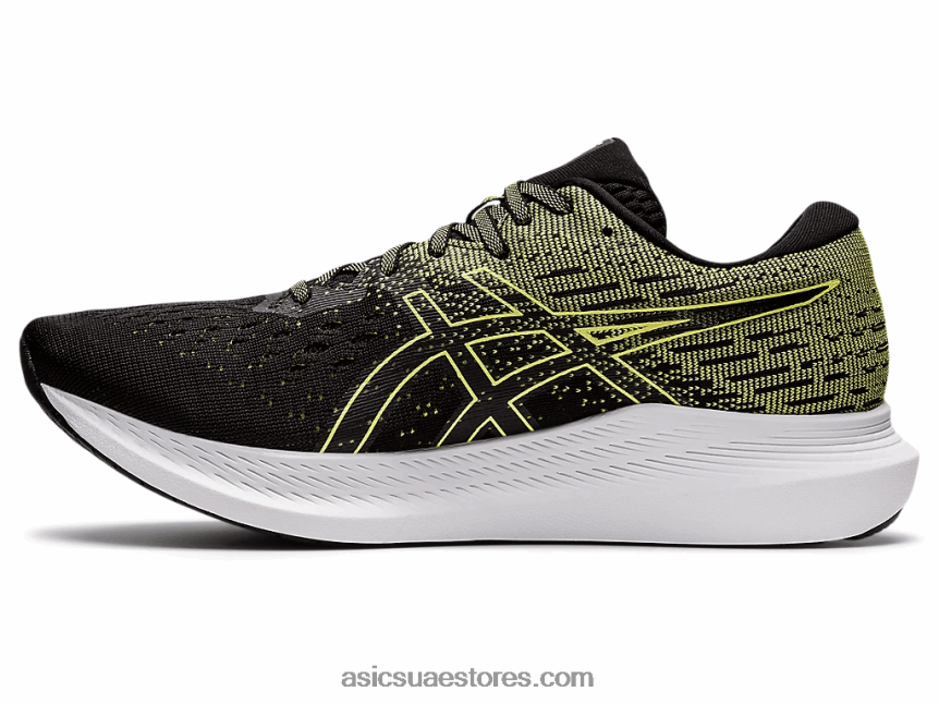 Asics أسود / أصفر توهج عرض evoride 2 2N24DJ1810