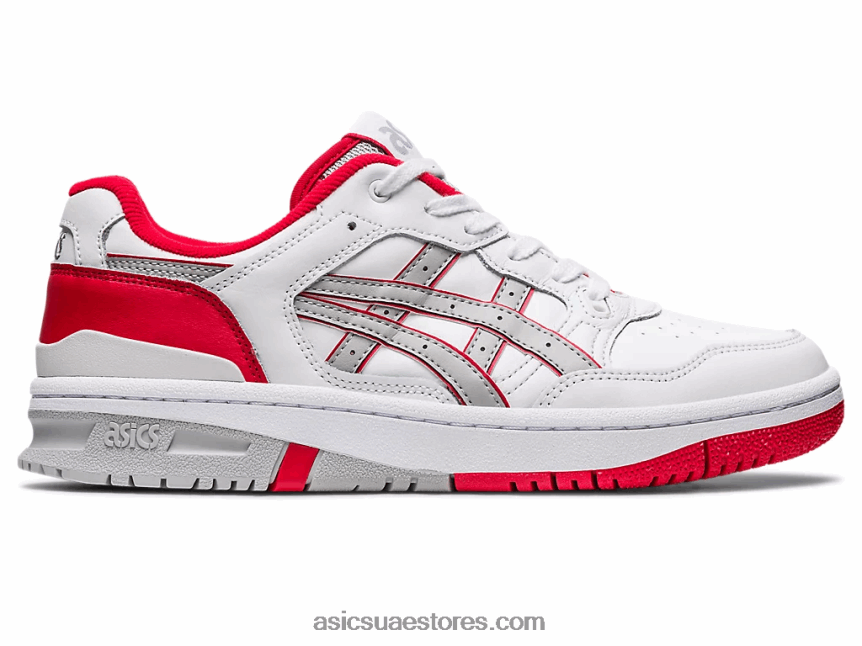 Asics أبيض / أحمر كلاسيكي ex89 2N24DJ149