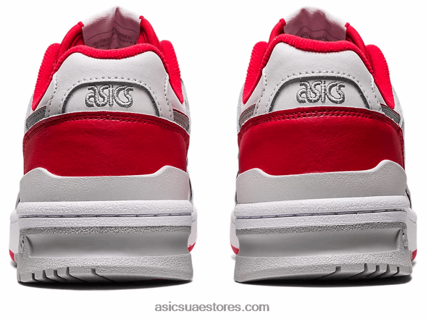 Asics أبيض / أحمر كلاسيكي ex89 2N24DJ149