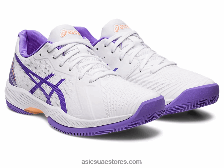 Asics أبيض / جمشت حل سريع ff الطين 2N24DJ2569