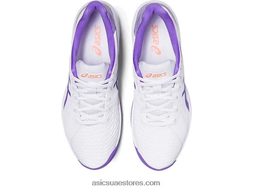 Asics أبيض / جمشت حل سريع ff الطين 2N24DJ2569