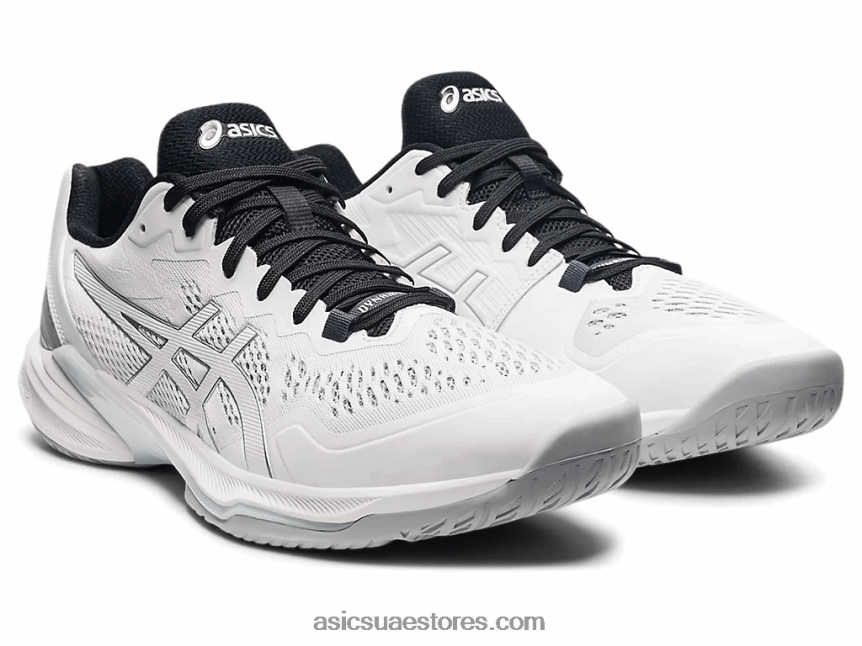 Asics أبيض / فضي نقي سكاي ايليت ff 2 2N24DJ1867