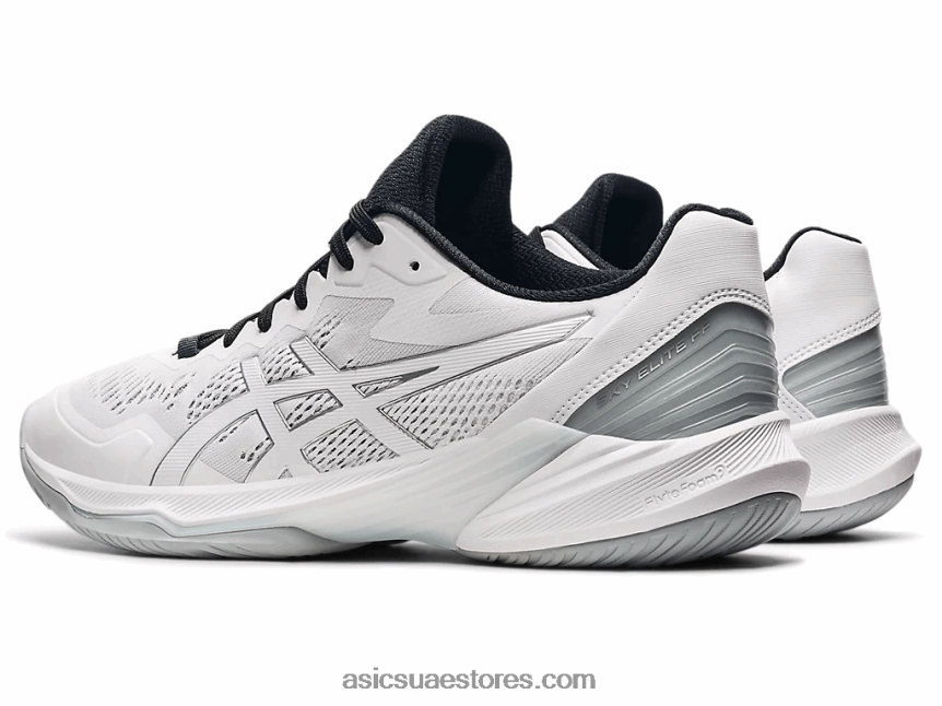 Asics أبيض / فضي نقي سكاي ايليت ff 2 2N24DJ1867