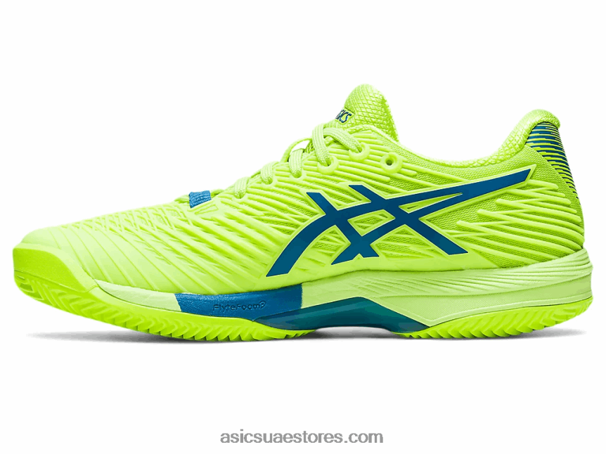 Asics خطر أخضر / أزرق تولد من جديد سرعة الحل ff 2 الطين 2N24DJ2179