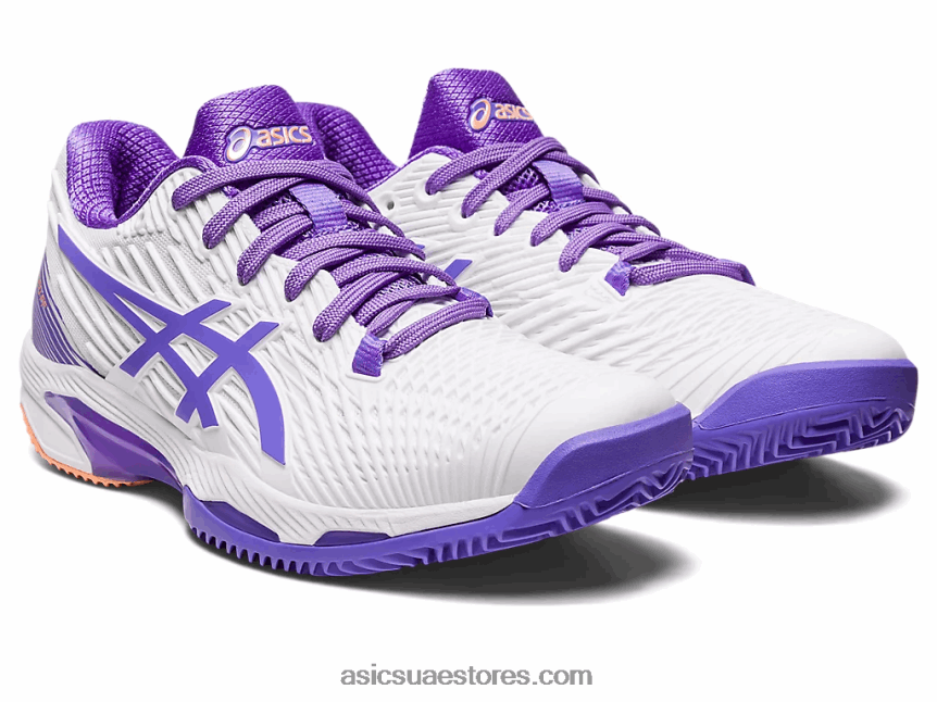 Asics أبيض / جمشت سرعة الحل ff 2 الطين 2N24DJ2551
