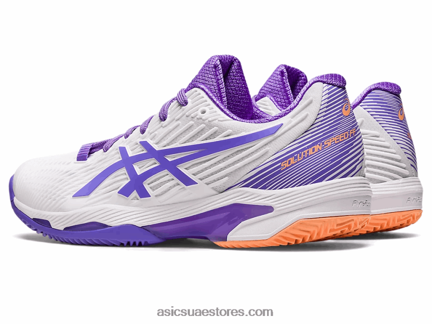 Asics أبيض / جمشت سرعة الحل ff 2 الطين 2N24DJ2551