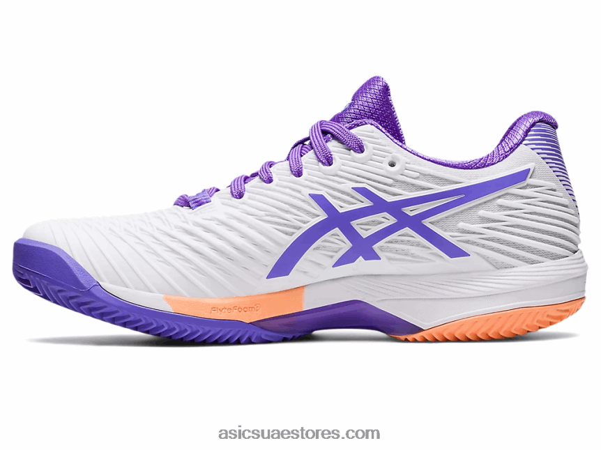 Asics أبيض / جمشت سرعة الحل ff 2 الطين 2N24DJ2551