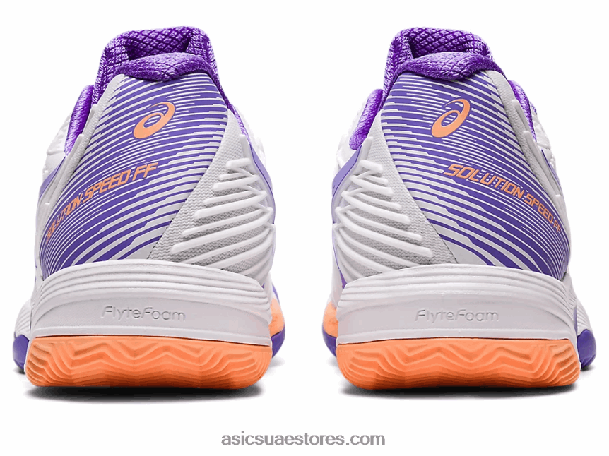 Asics أبيض / جمشت سرعة الحل ff 2 الطين 2N24DJ2551