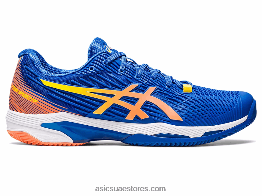 Asics تونة أزرق / خوخ شمس سرعة الحل ff 2 الطين 2N24DJ96
