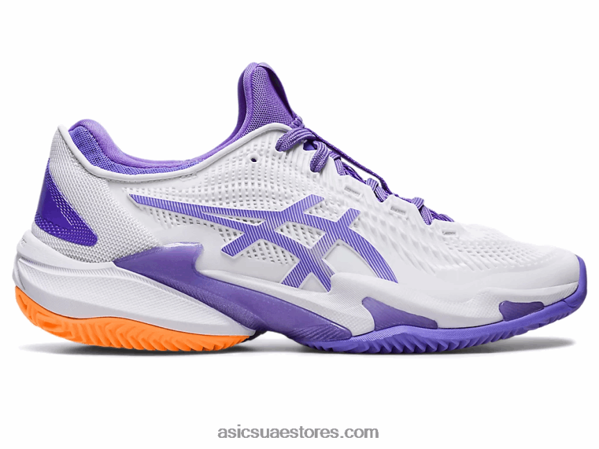 Asics أبيض / جمشت محكمة ff 3 الطين 2N24DJ2389