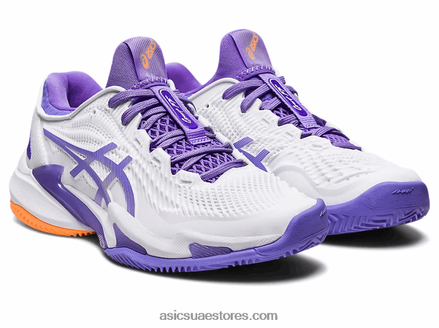 Asics أبيض / جمشت محكمة ff 3 الطين 2N24DJ2389