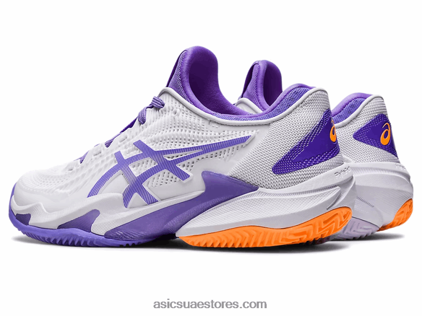 Asics أبيض / جمشت محكمة ff 3 الطين 2N24DJ2389