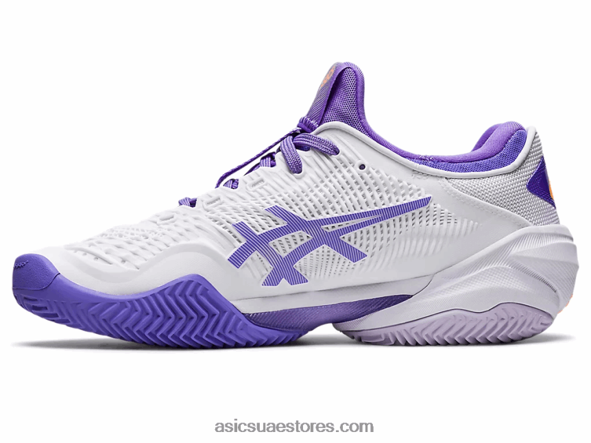 Asics أبيض / جمشت محكمة ff 3 الطين 2N24DJ2389