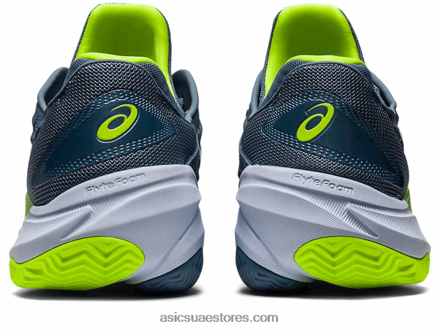 Asics أزرق صلب / أبيض محكمة ff 3 الطين 2N24DJ352