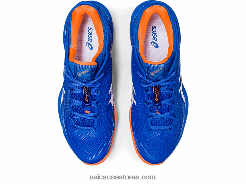 Asics تونة أزرق / أبيض محكمة ff 3 نوفاك كلاي 2N24DJ568