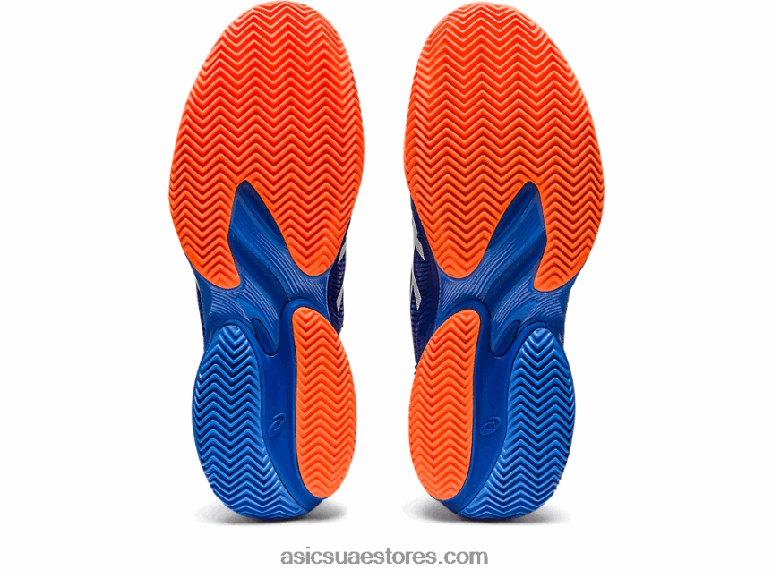 Asics تونة أزرق / أبيض محكمة ff 3 نوفاك كلاي 2N24DJ568
