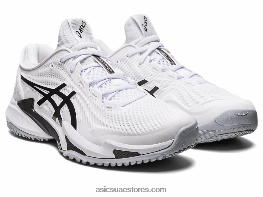 Asics أبيض أسود محكمة ff 3 oc 2N24DJ529