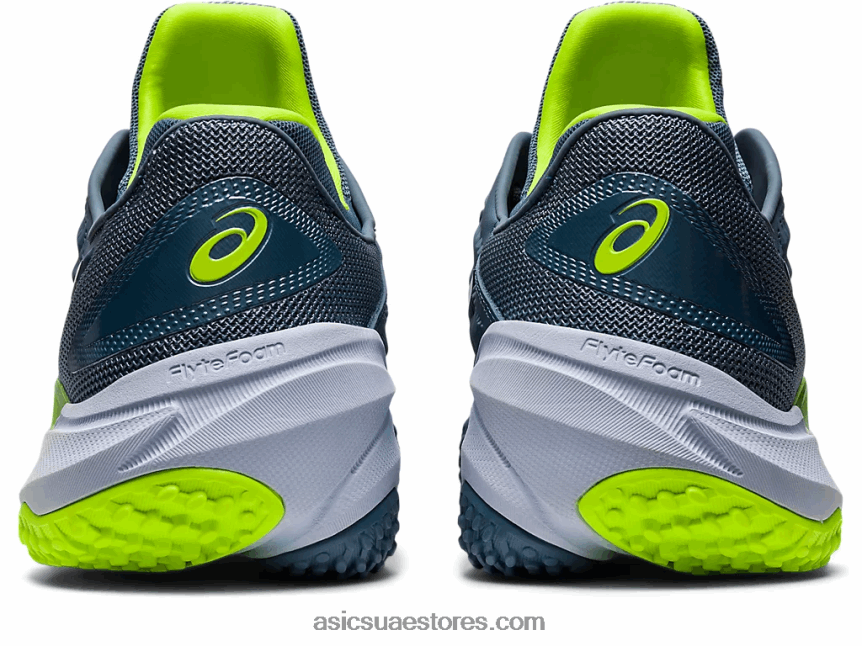 Asics أزرق صلب / أبيض محكمة ff 3 oc 2N24DJ546