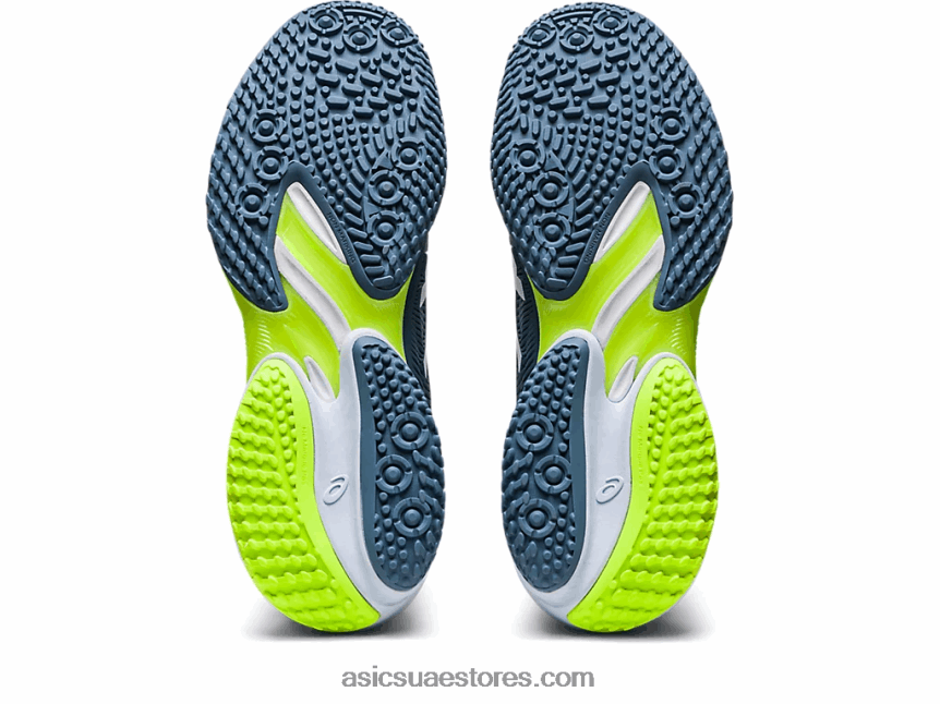 Asics أزرق صلب / أبيض محكمة ff 3 oc 2N24DJ546