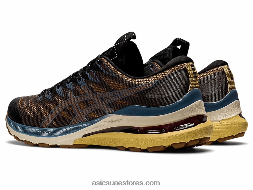 Asics أنثراسايت / ذهب عتيق fn3-s جل-كايانو 28 2N24DJ3139