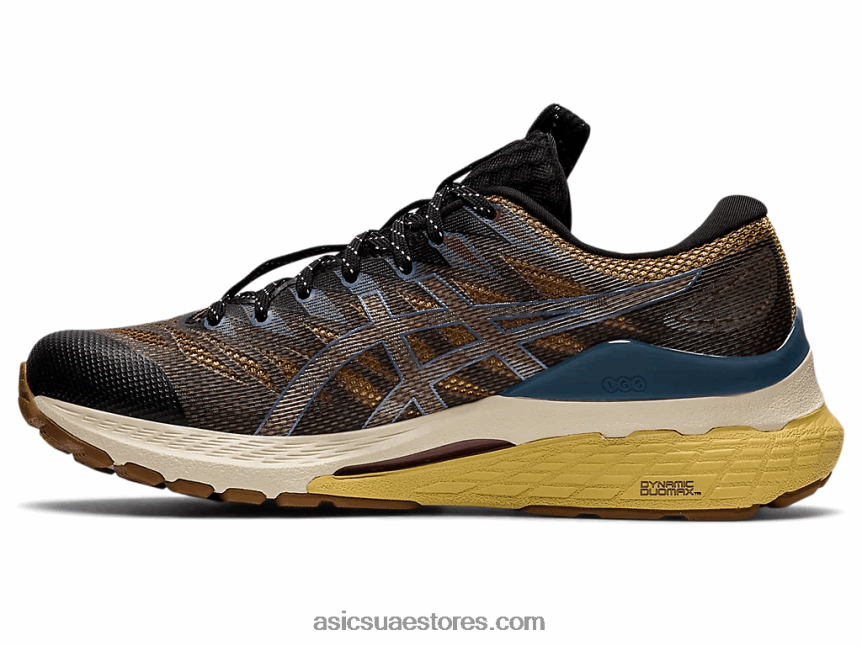 Asics أنثراسايت / ذهب عتيق fn3-s جل-كايانو 28 2N24DJ3139