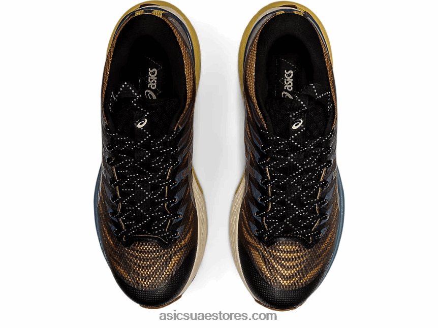 Asics أنثراسايت / ذهب عتيق fn3-s جل-كايانو 28 2N24DJ3139