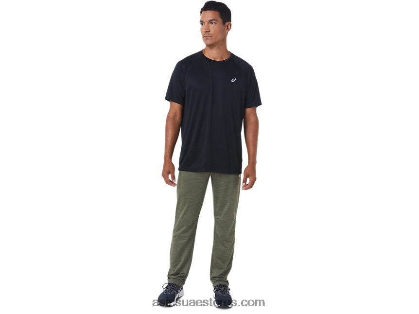 Asics عباءة خضراء متباعدة بانت fp للرجال 2N24DJ1083