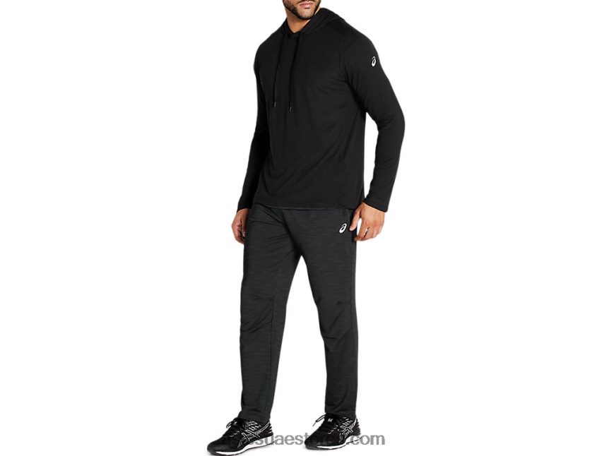 Asics أسود الأداء بانت fp للرجال 2N24DJ2056