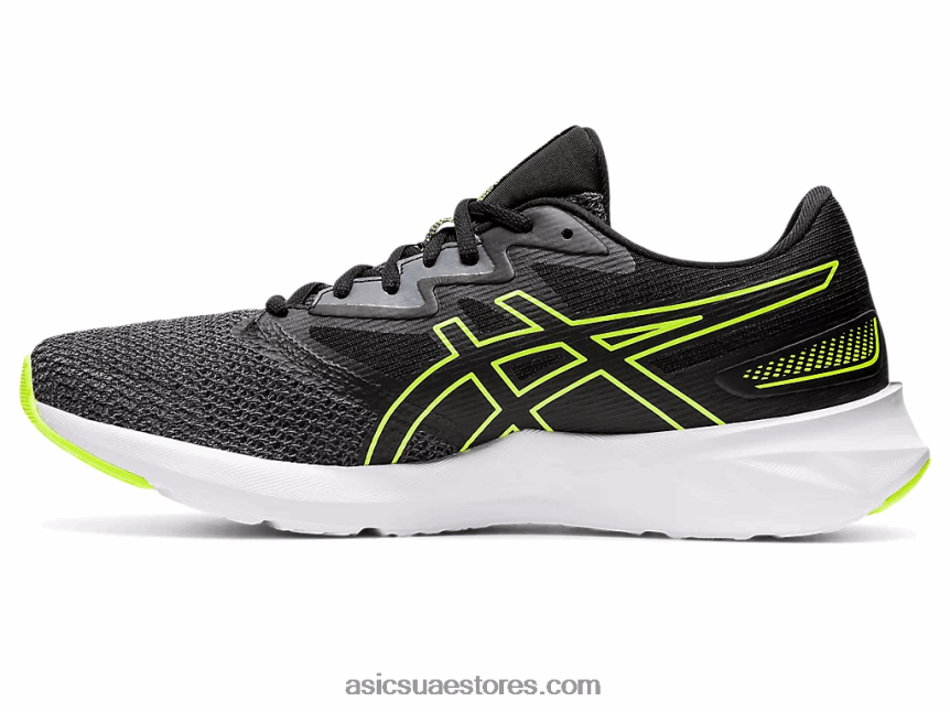 Asics رمادي الناقل / أخضر خطر fuzeblast 2N24DJ1574