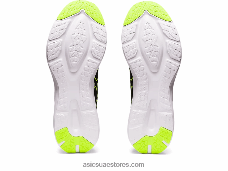 Asics رمادي الناقل / أخضر خطر fuzeblast 2N24DJ1574