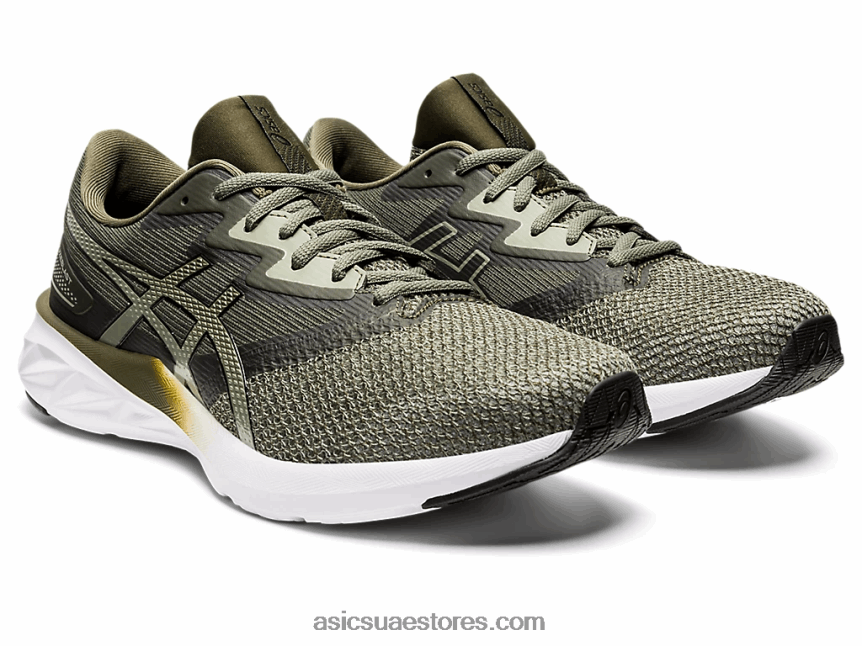 Asics قماش الزيتون / أسود fuzeblast 2N24DJ1578