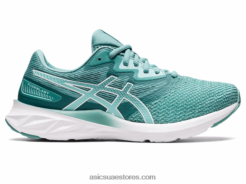 Asics واحة خضراء / بيضاء fuzeblast 2N24DJ3581