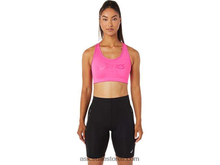 Asics الوردي glo حمالة صدر نسائية لولبية 2N24DJ3582