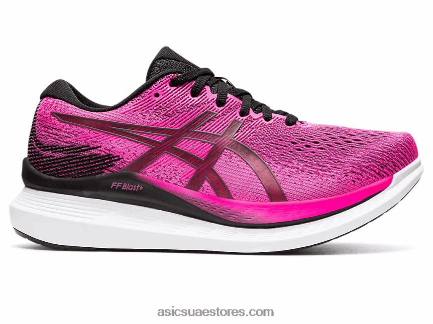 Asics الوردي glo / أسود طائرة شراعية 3 2N24DJ3106