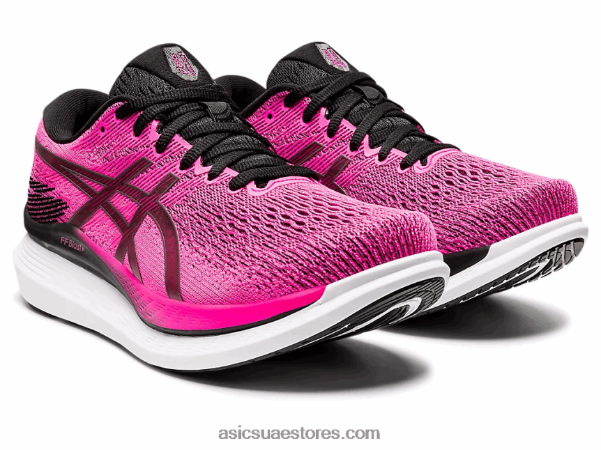 Asics الوردي glo / أسود طائرة شراعية 3 2N24DJ3106
