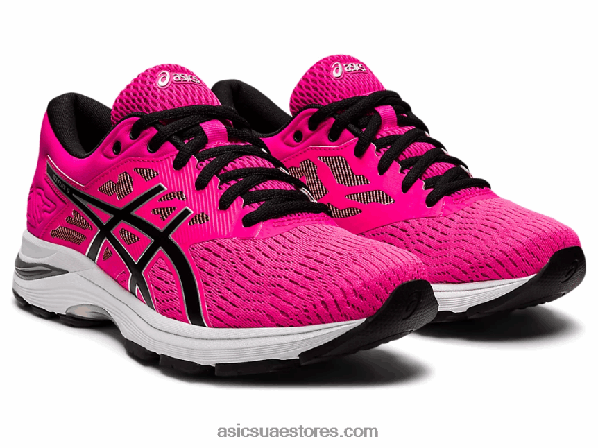 Asics الوردي glo / أسود جل تدفق 5 2N24DJ2664