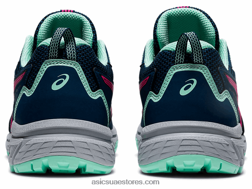 Asics ماكو الأزرق / الوردي glo جل فينشر 8 2N24DJ3873