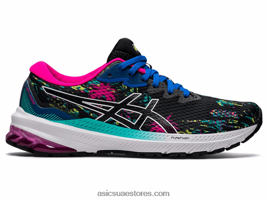 Asics أسود / وردي glo GT-1000 11 2N24DJ3204