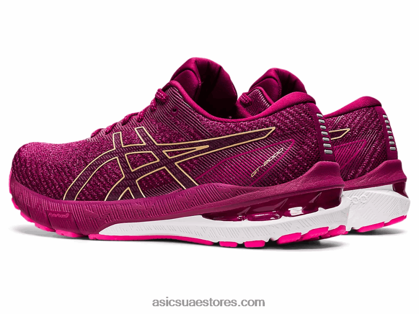 Asics الوردي glo / الشمبانيا GT-2000 10 2N24DJ3442