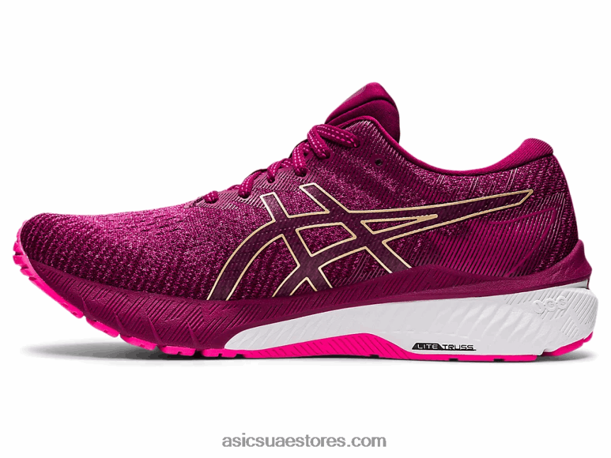 Asics الوردي glo / الشمبانيا GT-2000 10 2N24DJ3442