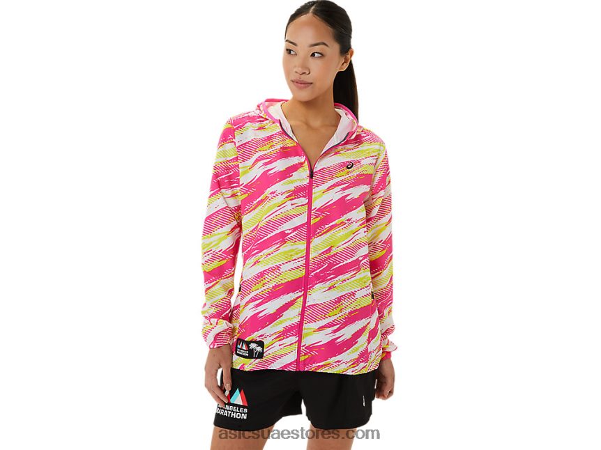 Asics الوردي glo سترة نسائية جاهزة lam 2N24DJ3309