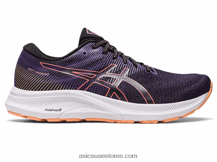 Asics أسود / بابايا gt-4000 3 عريض 2N24DJ2574