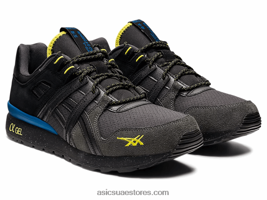 Asics الجرافيت الرمادي / عشب البحر إعادة gt-ii 2N24DJ1105
