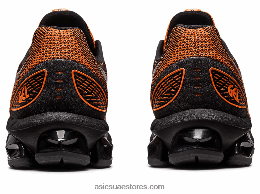 Asics أسود / habanero هلام الكم 180 السابع 2N24DJ629
